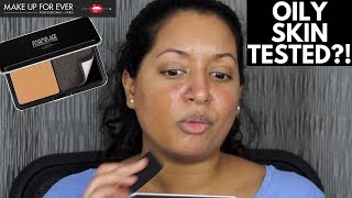 artilleri Mand besøgende Make Up For Ever Matte Velvet Skin Blurring Powder Foundation Review -  YouTube