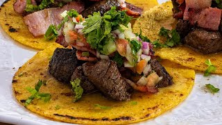 Tacos de Solomito con Pico de Gallo | Fácil y Rápido