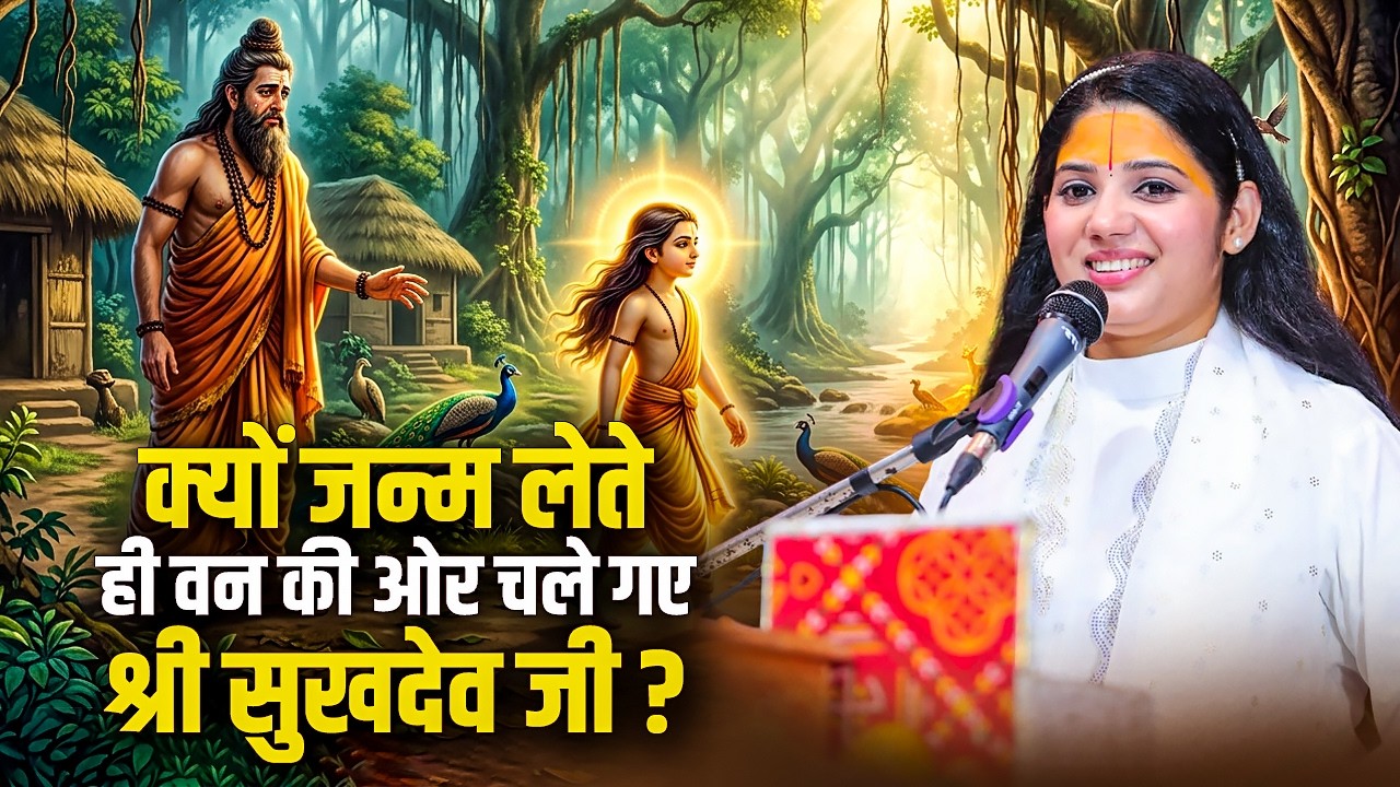क्यों जन्म लेते ही वन की ओर चले गए श्री सुखदेव जी ? देवी प्रतिभा जी | Ishwar TV