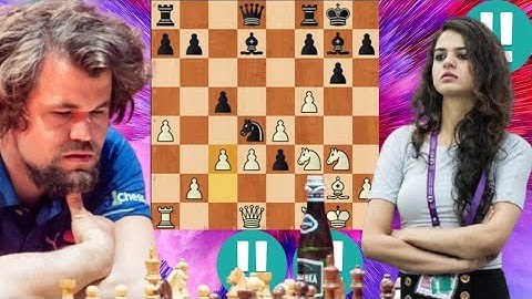 Magnus Carlsen vs Tania Sachdev 5