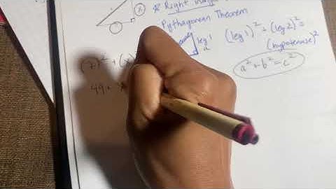 Right Triangle Word Problem using Pythagorean Theorem