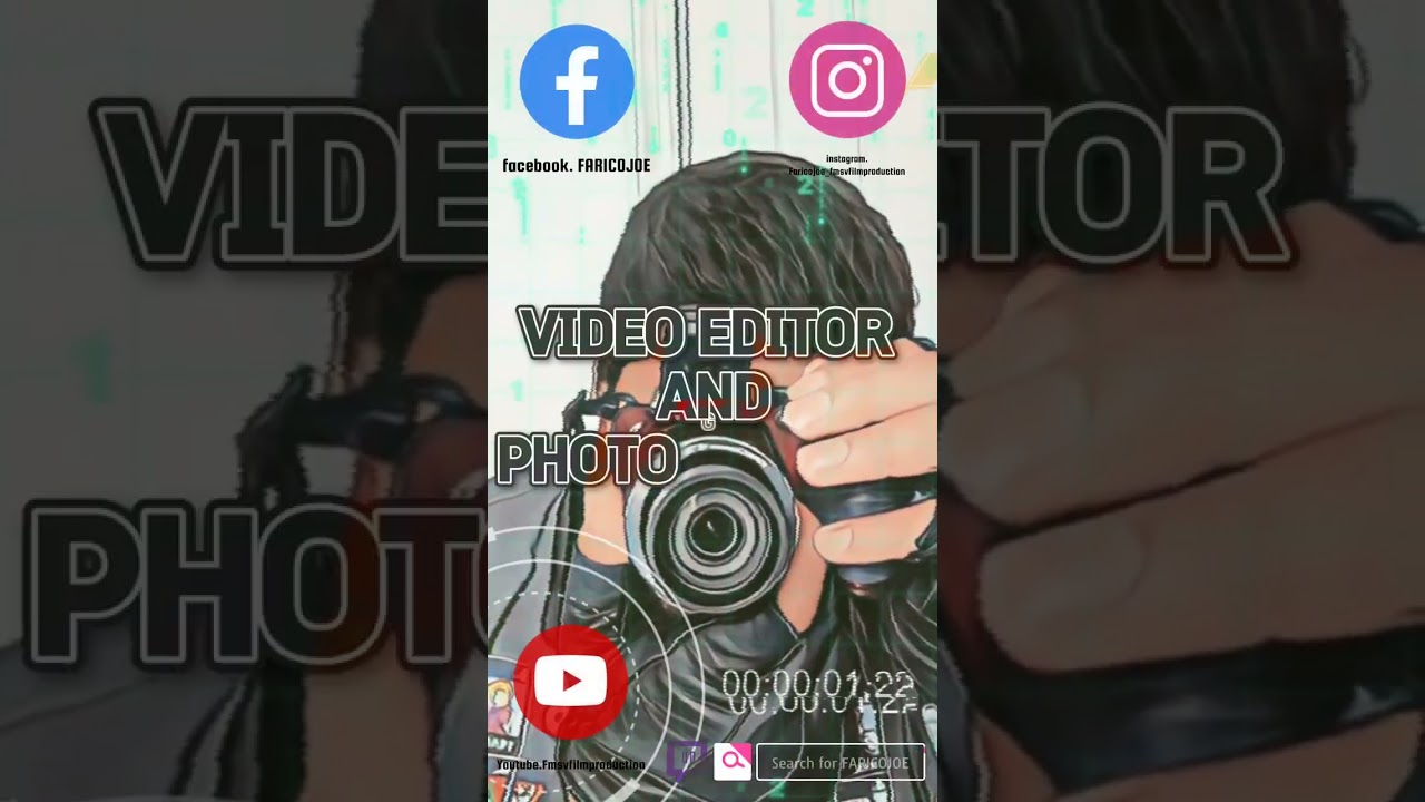 Video editor and photographer