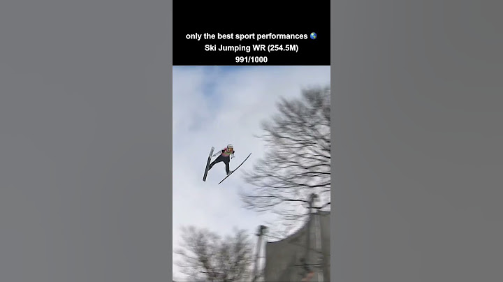 991/1000 Ski Jumping WR (254.5M) by Domen Prevc