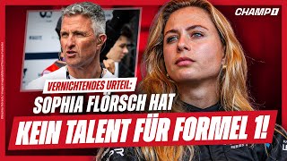 Laut R. Schumacher reiche das Talent von Flörsch nicht einmal „für den professionellen Formelsport
