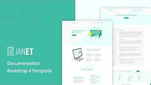 Janet – Online Documentation, Knowledge Base, Help Desk Template | Themeforest Website Templates