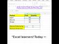 cell reference in 30 seconds #shortsfeed