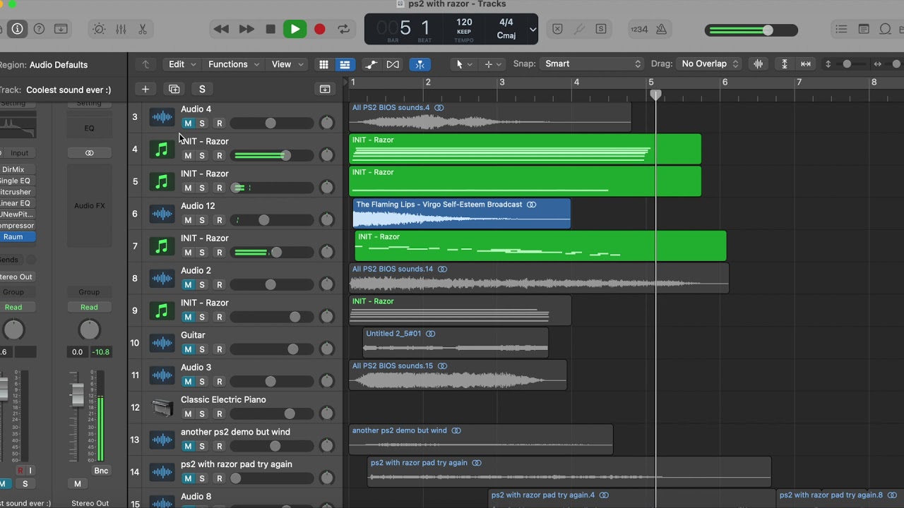 I remade the PS2 Startup Sound in Logic Pro