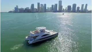 62' Rodriguez Cat for a unique and entertaining charter in Miami