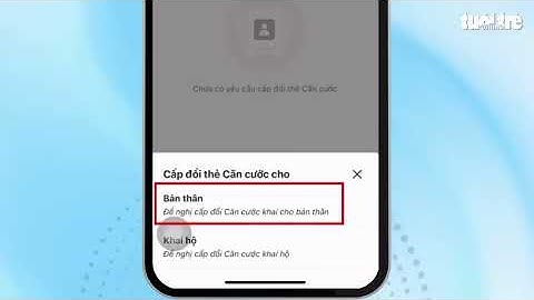 Hướng dẫn thủ tục cấp đổi thẻ căn cước trên VNeID mới nhất