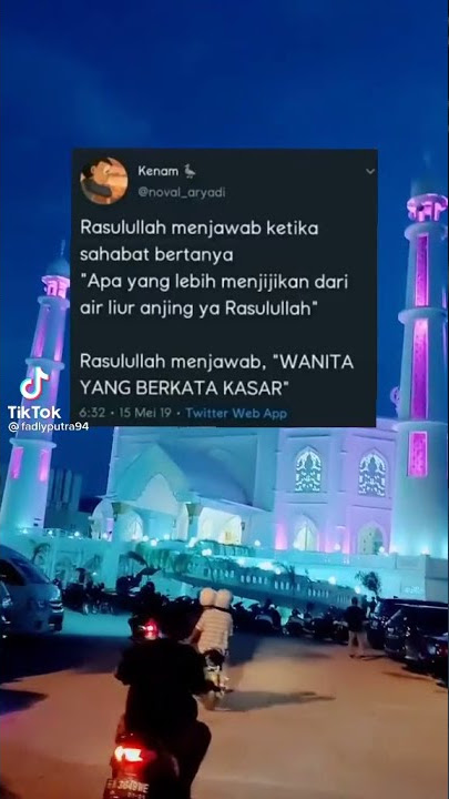 perkataan kasar wanita lebih menjijikan dari pada air liur ajing kata Rasulullah