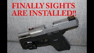 Taurus g2c (FIBER OPTIC SIGHTS) installed!!!