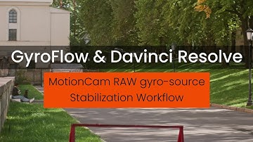 GyroFlow Workflow using MotionCam RAW app .GCSV gyro-data files