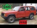 1996 Jeep Cherokee 4 cyl 5 speed My Daily driver Walk around