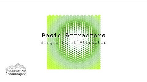 Basic Attractors in Grasshopper - Single Point Attractors
