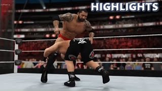 WWE 2K16 Brock Lesnar vs Batista - Dream Match Highlights