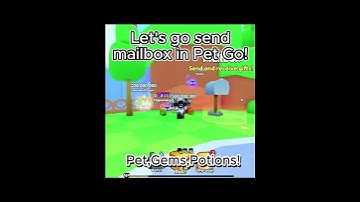 Pet Go! #petgo #mailbox #roblox