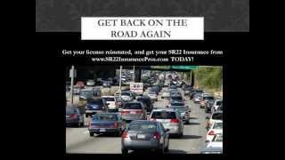 Cheap SR22 Insurance To Reinstate Suspended Drivers License