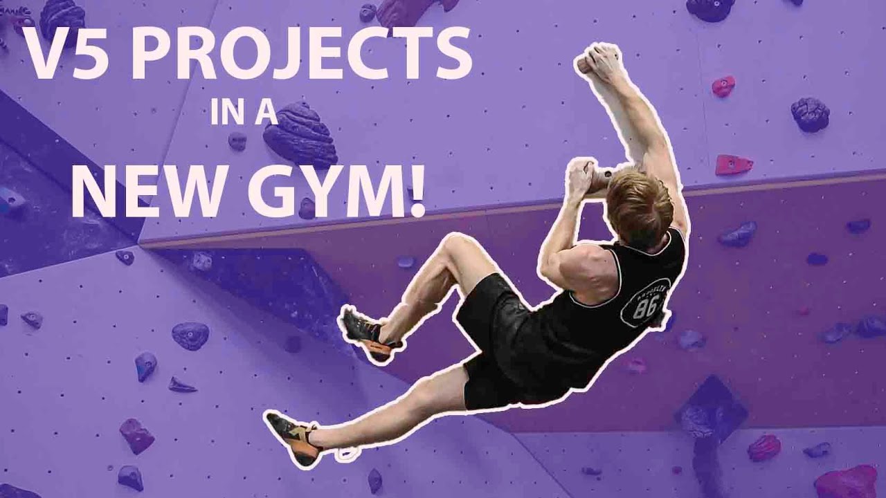 CLIMBING V5 PROJECTS in a NEW GYM! YouTube