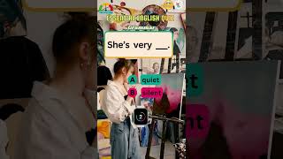 Essential English Quiz Grammar | EP231: She's very ___. (Quiet vs. Silent)