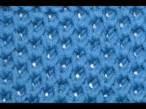 How to Knit * Honeycomb Brioche Stitch * Knitting Stitches