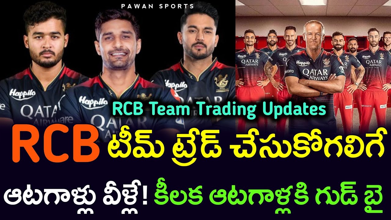 RCB team probable trade players for IPL 2024 || IPL Trade window || RCB team 2024
