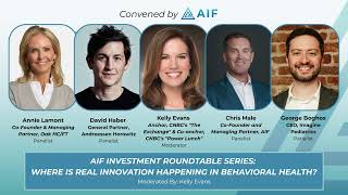 AIF Autism and Behavioral Health Investment Roundtable Webinar