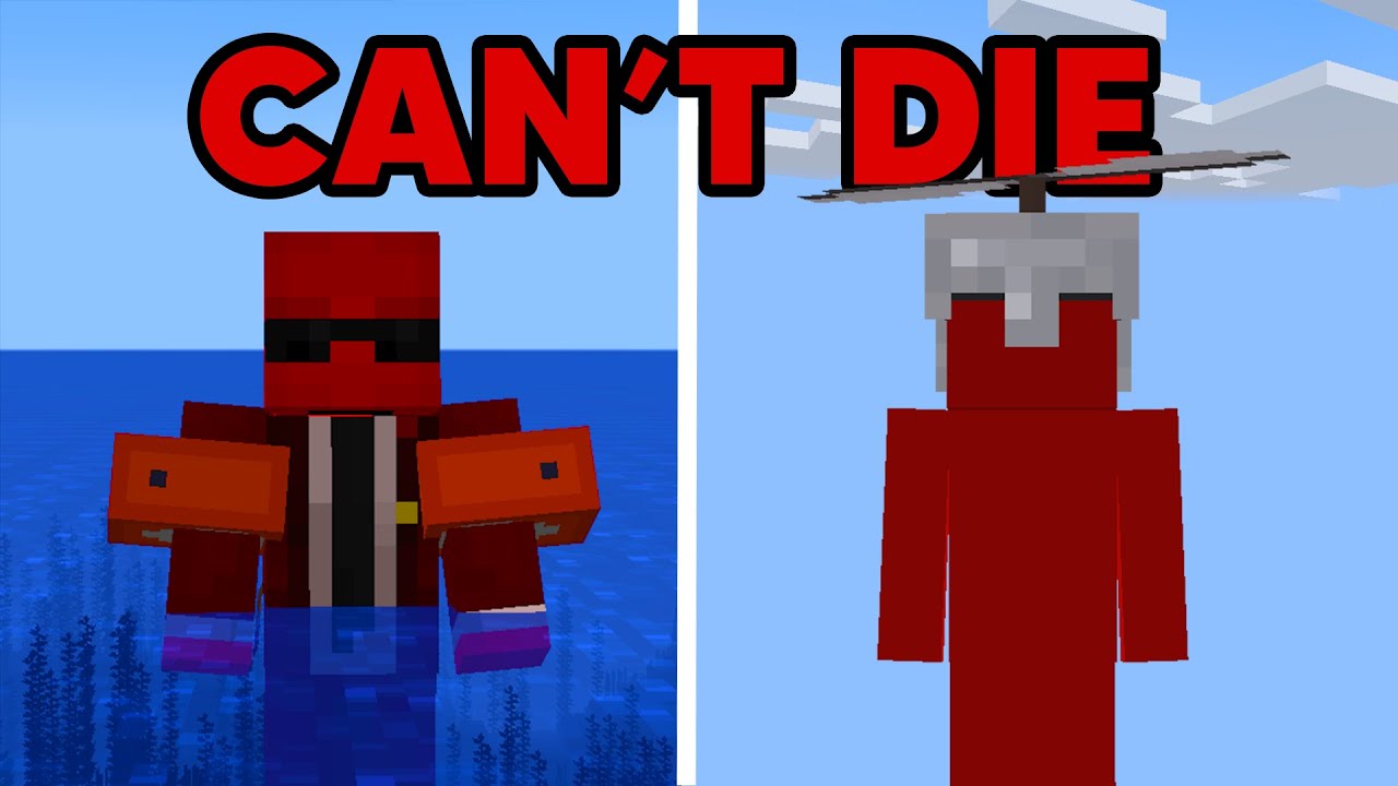 Minecraft but We Can't Die ft. Reddoons - made by delilah died