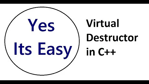 Virtual Destructor | C++ | With Code Example | #Yes_Its_Easy