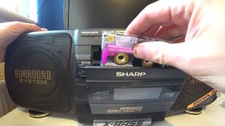 Old Skool - A first dust off and look at the unique double cassette Sharp WQ-T370