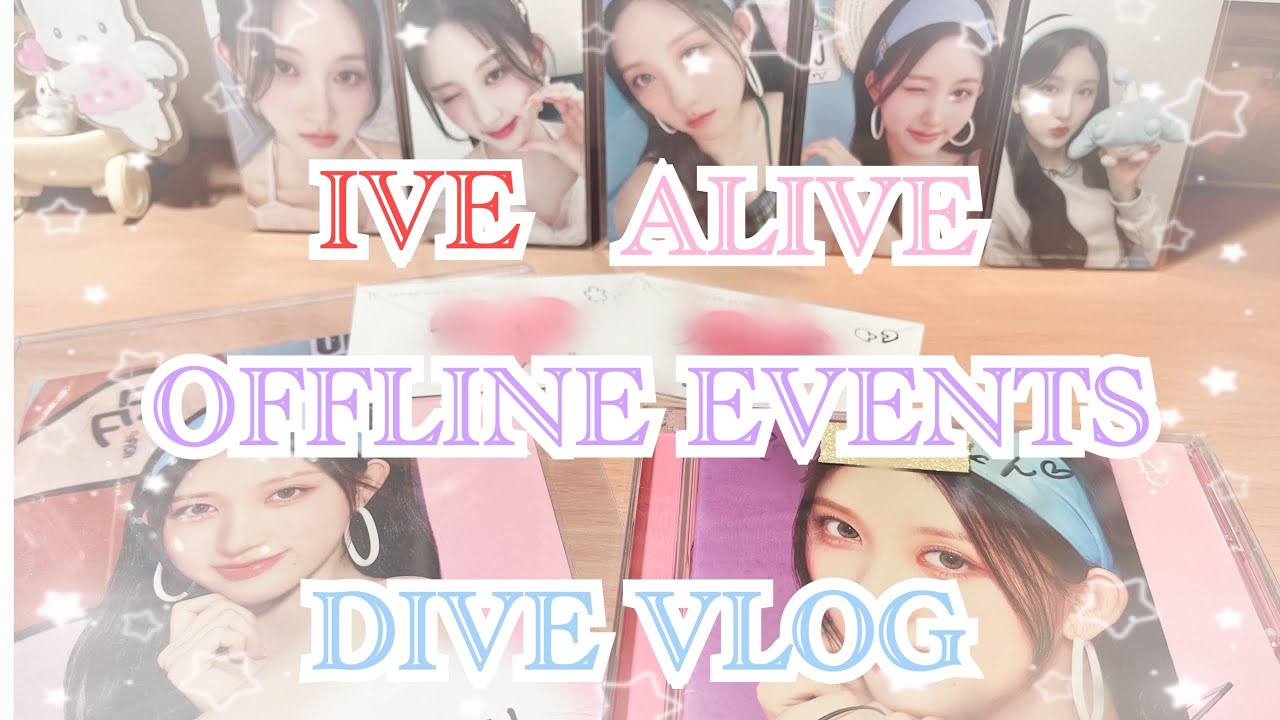 IVE「ALIVE」オフラインイベントDIVE VLOG/ スタンプ押し会&ジャケット