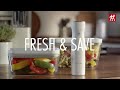Video: Zwilling Fresh & Save Lunchbox sottovuoto in plastica bianco Medium 18,5x11,5cm H7,6cm 800ml