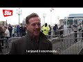 Damian Lewis herds sheep across Southwark Bridge