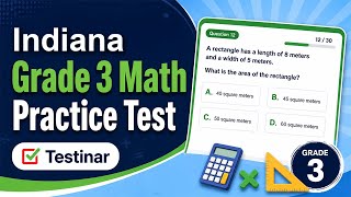 Indiana ILEARN Grade 3 Math Practice Test | Testinar