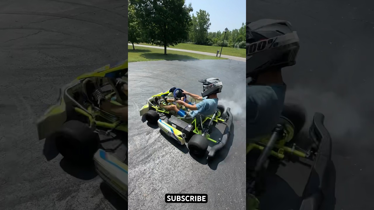 ELECTRIC GoKart Shreds Tires Off!!! 