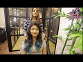 How to dye black hair blue, crazy color capri blue ombre tutorial by celebrity stylist Sana Khan