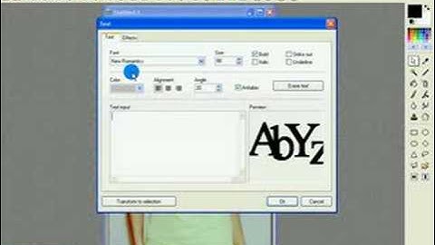 photofiltre tutorial coloring & text effect