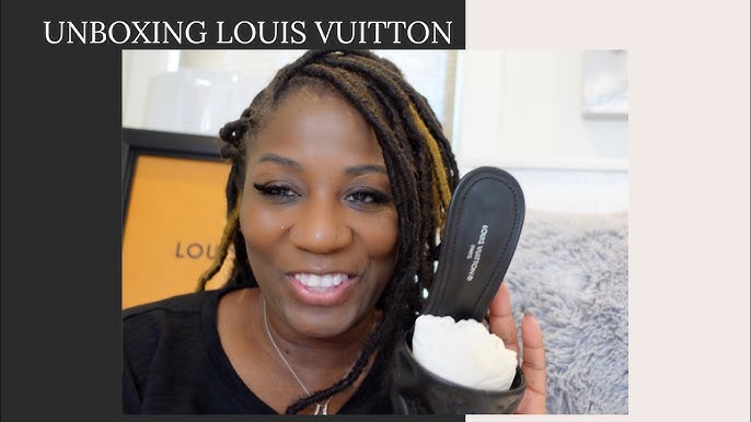 Unboxing LV Bom Dia flat comfort mule 🫶🏼 #unboxing #mothersday