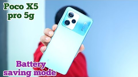 How To Enable Battery Saving Mode In Poco X5 Pro 5G, Power Saving Mode Enable Kaise Karen,