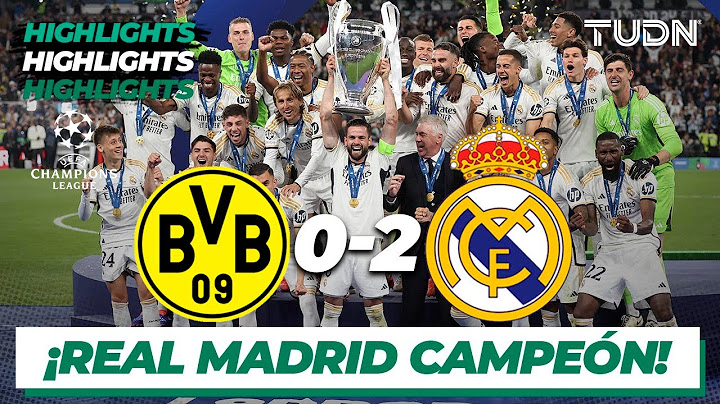 HIGHLIGHTS - Borussia Dortmund 0-2 Real Madrid | UEFA Champions League 2023/24 - FINAL | TUDN