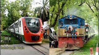 Demu Train vs Tista Express Train Through Passing Agriculture University Station, Mymensingh