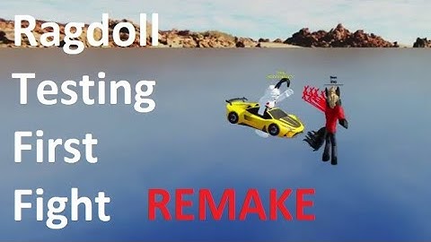 Ragdoll Testing fight with rabbid REMAKE