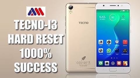 Tecno i3 hard reset & pattern unlock 100% success||by maxinfotech & mobile