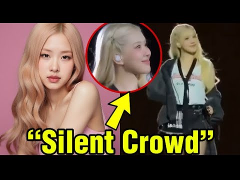 Rosé Goes Viral After “Quiet Crowd” Clip — Fans Fight Back Against Misinformation #kpop
