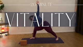 20 Minute Vinyasa Flow Yoga | Vitality