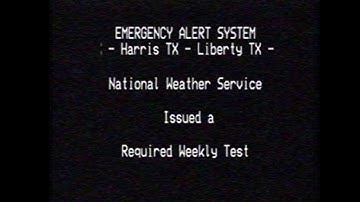 EAS - Had to Record the AVI in OBS (VHS Test)