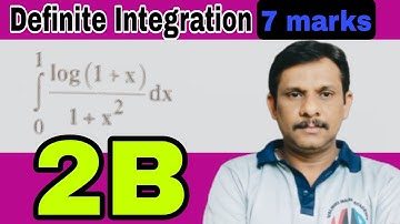 # Definite Integration# maths-2B# 7marks # Valmiki maths academy#