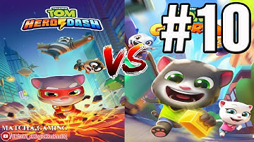TALKING TOM HERO DASH VS TALKING TOM GOLD RUN | Gameplay Walkthrough: Part 10 (iOS, Android)