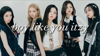 (ITZY♡) boy like you (letra fácil easy lyrics)(line distribution) 4K