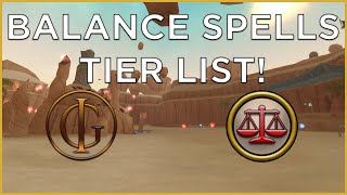 Wizard101 Balance Spells TIER LIST!