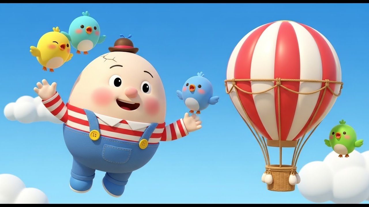 Humpty Dumpty’s Big Balloon | Fun Nursery Rhyme for Kids | Nursery Rhymes & Songs for Children